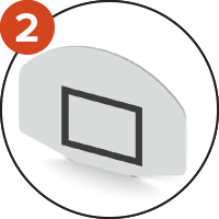Perfect finish backboard, to prevent humidity infiltration
