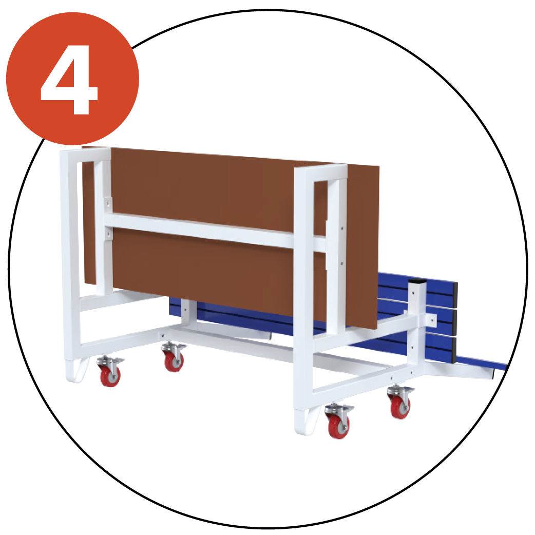 Reinforcing bars under floorboard for rigidity