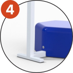 4. Easy to adjust the tilt angle of the pole so that it can stay upright with the floor