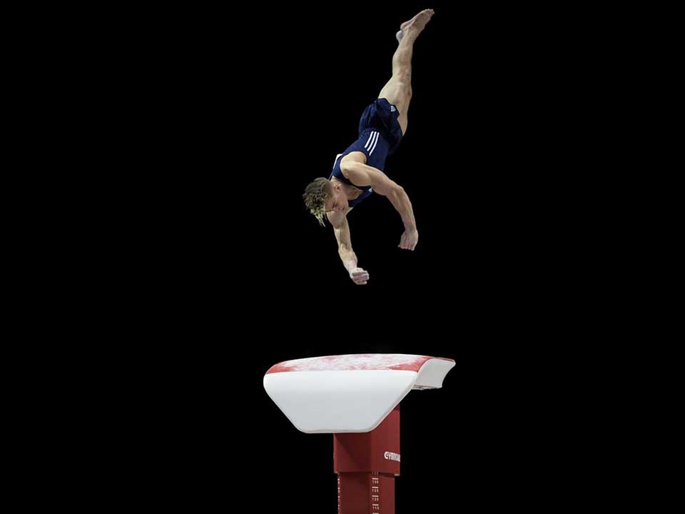 Sodex Sport Pedestal base competition vaulting table