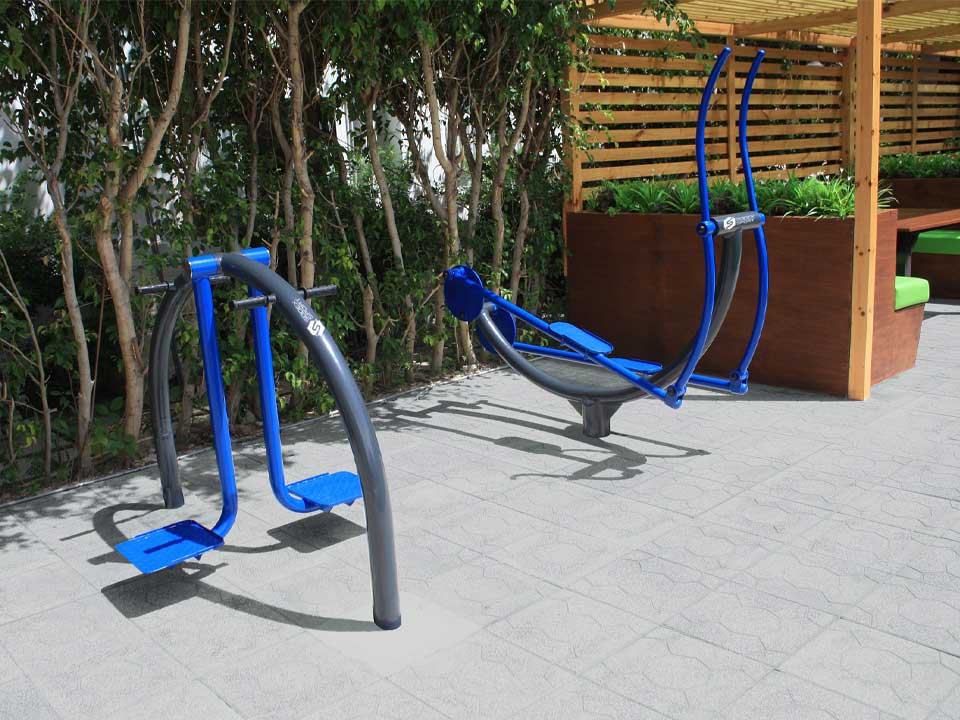 Elliptical online trainer outdoor