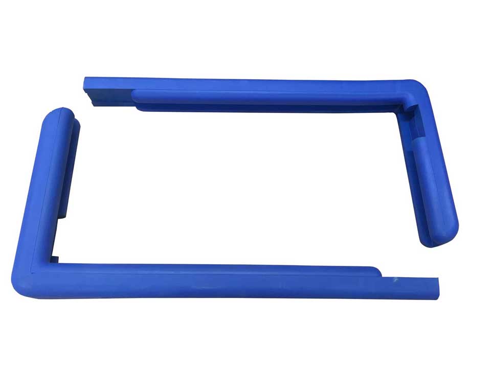 Bolted backboards edge padding