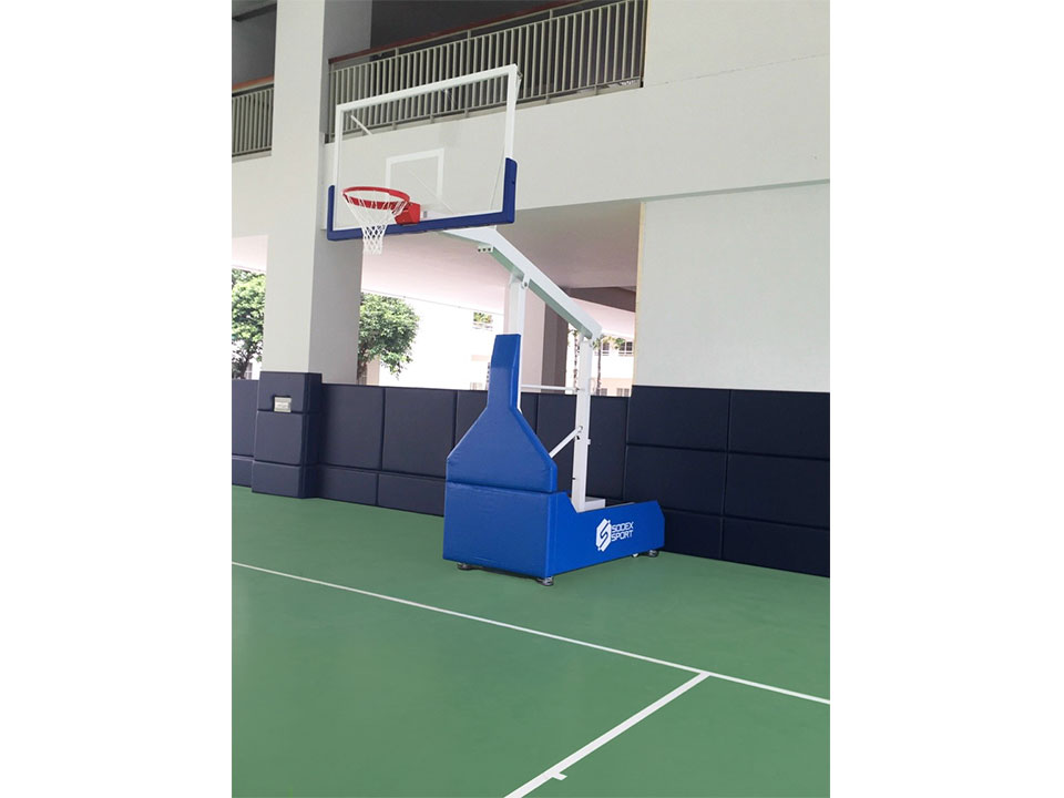 2.25m projection mobile foldable competition basketball goal