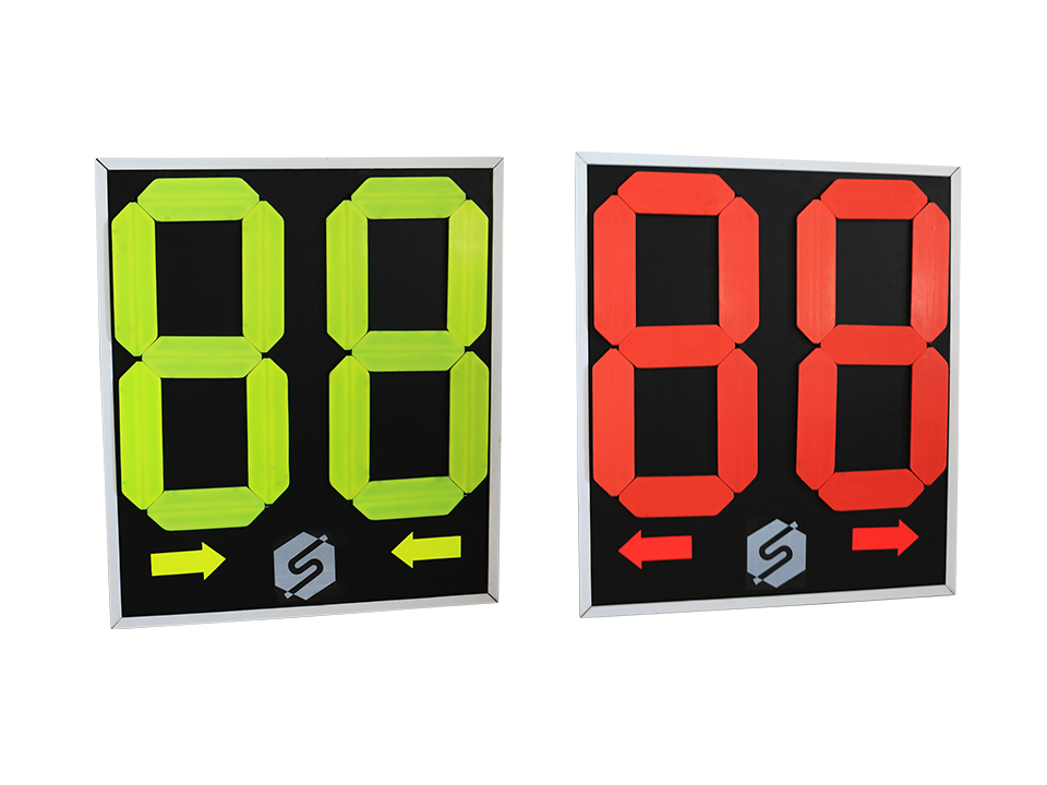 thumbnail image 2 of Vsenkes Soccer Football Substitution Board Tabletop Score Score Keeper Referee Scoreboard For P E Classroom Activities Soccer Four Digit Number 2 of 11