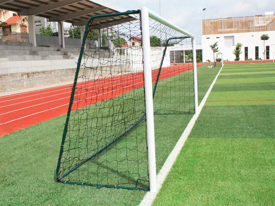 Galvanised Steel Mobile Football Goal