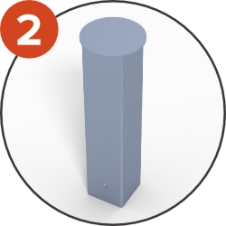 Aluminium structure insures maximum corrosion resistance