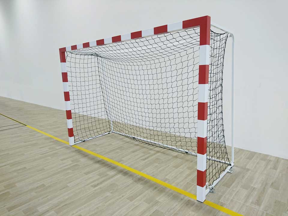 Competition mobile handball goal in aluminium