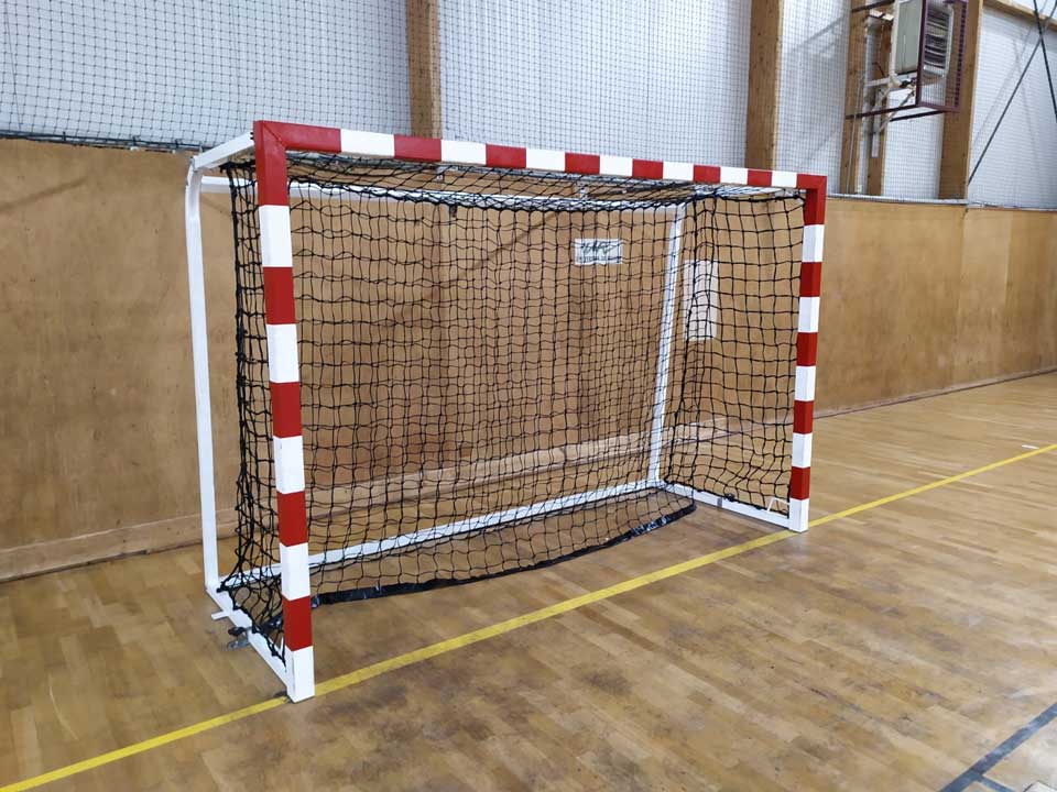 Ball stop net for handball goals, braided Ø4.0mm, 100mm single mesh