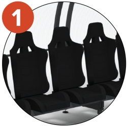 Ergonomic VIP seating