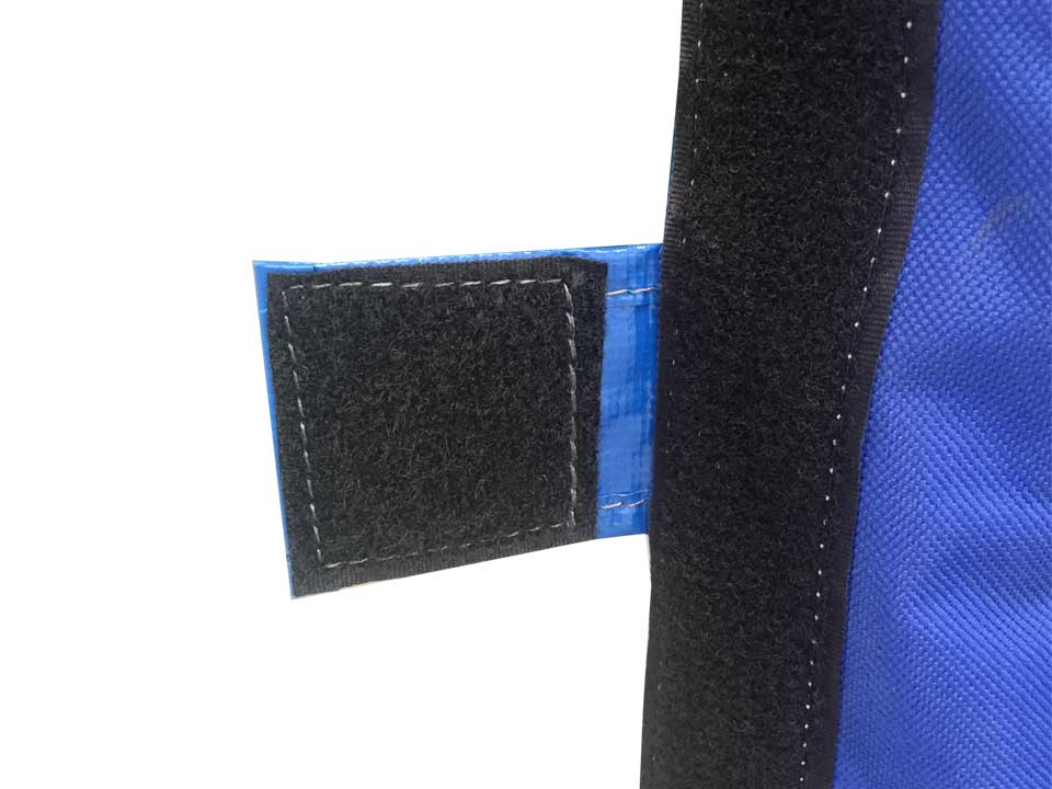 Square protection pads 2m high for tube from 80 to 110mm