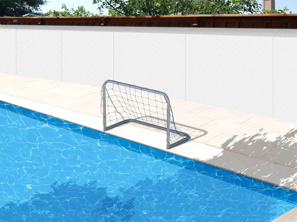 Poolside water polo goal stainless steel