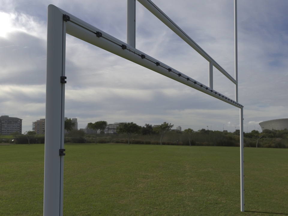 Rugby / soccer combo goal