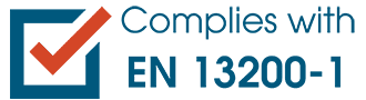 Complies NF EN13200-1