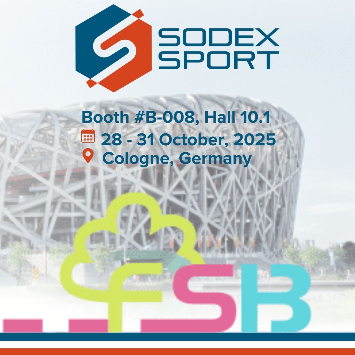 Sodex Sport au salon FSB Cologne 2025 - Fabricant vietnamien d'équipements sportifs certifiés FIFA FSB Cologne 2025 - Salon international des installations sportives et équipements de sport